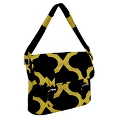 Seamless Gold Pattern Buckle Messenger Bag by Amaryn4rt