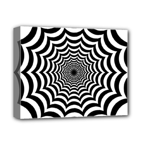 Spider Web Hypnotic Deluxe Canvas 14  X 11  (stretched) by Amaryn4rt