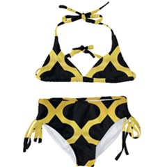 Seamless Gold Pattern Kids  Classic Bikini Set by Amaryn4rt