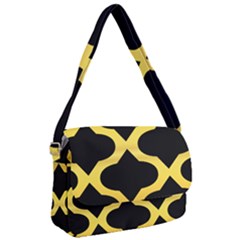 Seamless Gold Pattern Courier Bag by Amaryn4rt