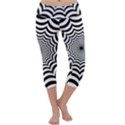 Spider Web Hypnotic Capri Yoga Leggings View1