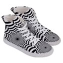 Spider Web Hypnotic Men s Hi-Top Skate Sneakers View3