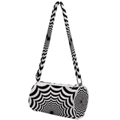 Spider Web Hypnotic Mini Cylinder Bag by Amaryn4rt