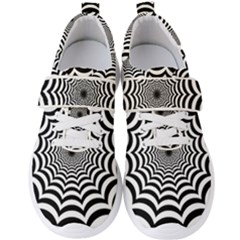 Spider Web Hypnotic Men s Velcro Strap Shoes by Amaryn4rt