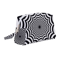 Spider Web Hypnotic Wristlet Pouch Bag (medium) by Amaryn4rt