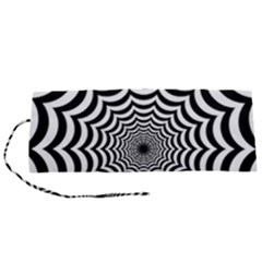 Spider Web Hypnotic Roll Up Canvas Pencil Holder (s) by Amaryn4rt