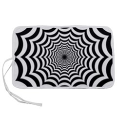 Spider Web Hypnotic Pen Storage Case (l) by Amaryn4rt