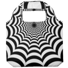 Spider Web Hypnotic Foldable Grocery Recycle Bag by Amaryn4rt