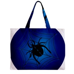 Spider On Web Zipper Mini Tote Bag by Amaryn4rt