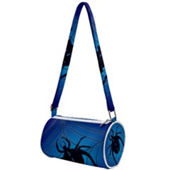 Spider On Web Mini Cylinder Bag by Amaryn4rt