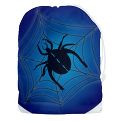 Spider On Web Drawstring Pouch (3xl) by Amaryn4rt