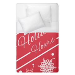 Winter Holiday Hours Duvet Cover (single Size) by Amaryn4rt