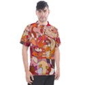 Abstract Abstraction Pattern Moder Men s Polo T-Shirt View1