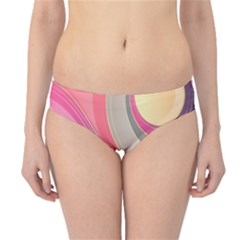 Abstract Colorful Background Wavy Hipster Bikini Bottoms by Amaryn4rt