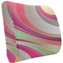 Abstract Colorful Background Wavy Seat Cushion View2