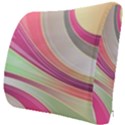 Abstract Colorful Background Wavy Seat Cushion View3