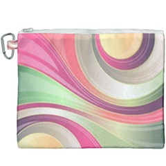 Abstract Colorful Background Wavy Canvas Cosmetic Bag (xxxl) by Amaryn4rt