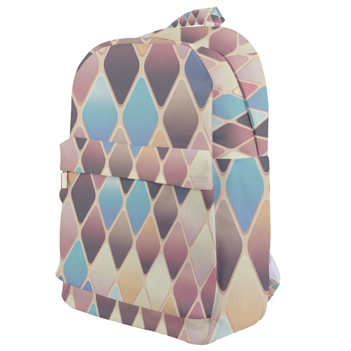 Abstract Colorful Diamond Background Tile Classic Backpack