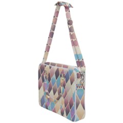 Abstract Colorful Diamond Background Tile Cross Body Office Bag by Amaryn4rt