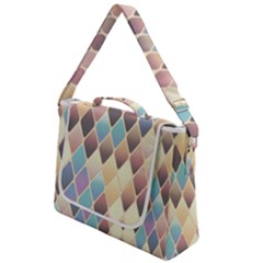 Abstract Colorful Diamond Background Tile Box Up Messenger Bag by Amaryn4rt