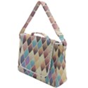 Abstract Colorful Diamond Background Tile Box Up Messenger Bag View1