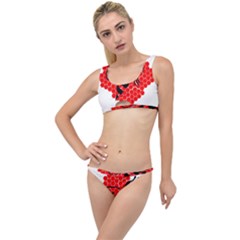 Bee Logo Honeycomb Red Wasp Honey The Little Details Bikini Set by Amaryn4rt