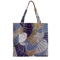 Ackground Leaves Desktop Zipper Grocery Tote Bag by Amaryn4rt