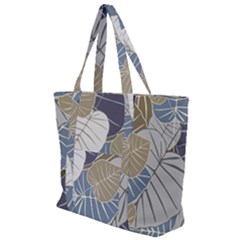 Ackground Leaves Desktop Zip Up Canvas Bag by Amaryn4rt