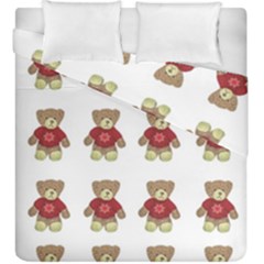 Bear Plush Toys Teddy Bear Duvet Cover Double Side (king Size) by Amaryn4rt