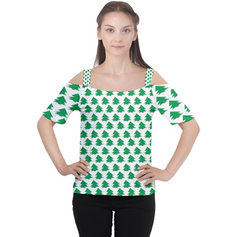 Christmas,tree,tree,holidays Cutout Shoulder T-shirt by Amaryn4rt