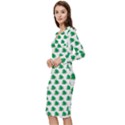 Christmas,tree,tree,holidays Long Sleeve V-Neck Bodycon Dress  View2