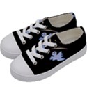 Ghost Night Night Sky Small Sweet Kids  Low Top Canvas Sneakers View2