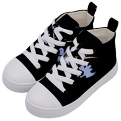 Ghost Night Night Sky Small Sweet Kids  Mid-top Canvas Sneakers by Amaryn4rt