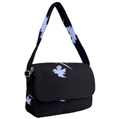 Ghost Night Night Sky Small Sweet Courier Bag by Amaryn4rt