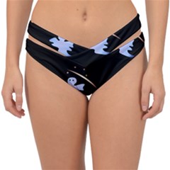 Ghost Night Night Sky Small Sweet Double Strap Halter Bikini Bottoms by Amaryn4rt