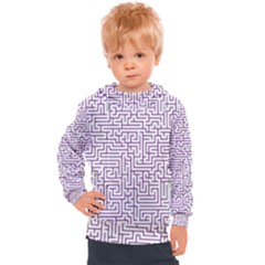 Maze Lost Confusing Puzzle Kids  Hooded Pullover by Amaryn4rt