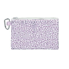 Maze Lost Confusing Puzzle Canvas Cosmetic Bag (medium) by Amaryn4rt