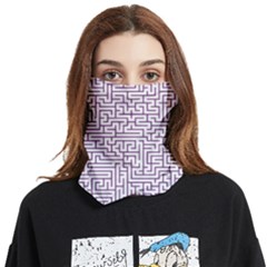 Maze Lost Confusing Puzzle Face Covering Bandana (two Sides) by Amaryn4rt