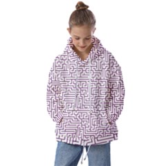 Maze Lost Confusing Puzzle Kids  Oversized Hoodie by Amaryn4rt