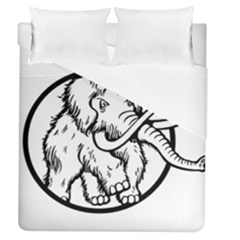 Mammoth Elephant Strong Duvet Cover (queen Size) by Amaryn4rt