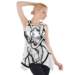 Mammoth Elephant Strong Side Drop Tank Tunic