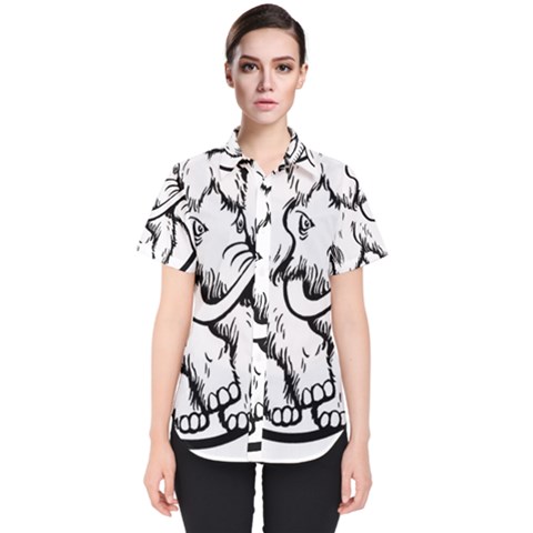 Mammoth Elephant Strong Women s Short Sleeve Shirt by Amaryn4rt