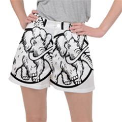 Mammoth Elephant Strong Women s Ripstop Shorts by Amaryn4rt