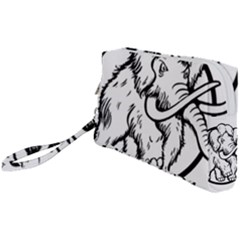 Mammoth Elephant Strong Wristlet Pouch Bag (small) by Amaryn4rt