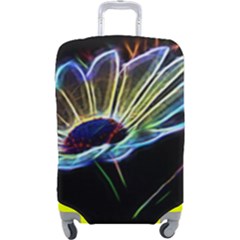 Flower Pattern Design Abstract Background Luggage Cover (large) by Amaryn4rt