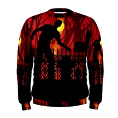 Horror Zombie Ghosts Creepy Men s Sweatshirt by Amaryn4rt