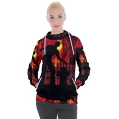 Horror Zombie Ghosts Creepy Women s Hooded Pullover by Amaryn4rt