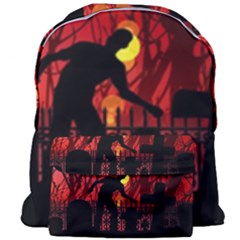 Horror Zombie Ghosts Creepy Giant Full Print Backpack by Amaryn4rt