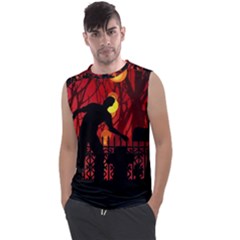 Horror Zombie Ghosts Creepy Men s Regular Tank Top by Amaryn4rt