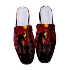 Horror Zombie Ghosts Creepy Women s Classic Backless Heels by Amaryn4rt